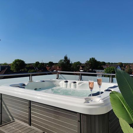 Penthouse Mit Whirlpool Im Herzen Von Niedersachsen Burgwedel Kültér fotó