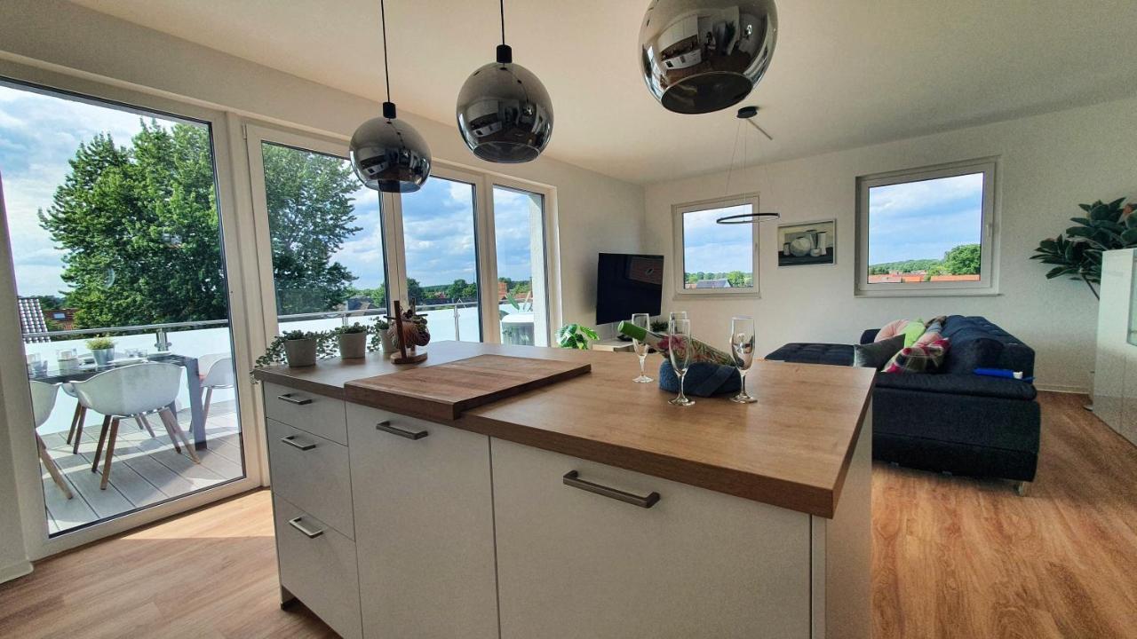 Penthouse Mit Whirlpool Im Herzen Von Niedersachsen Burgwedel Kültér fotó