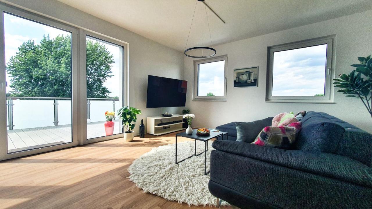 Penthouse Mit Whirlpool Im Herzen Von Niedersachsen Burgwedel Kültér fotó